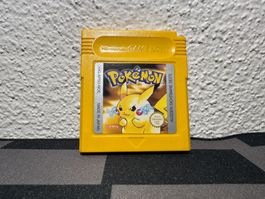 Neue Batterie GB Original Pokémon Gelbe Edition deutsch Gelb