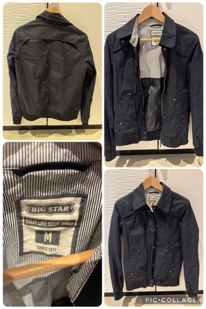 BIG STAR Jacke schwarz Grösse M guter Zustand