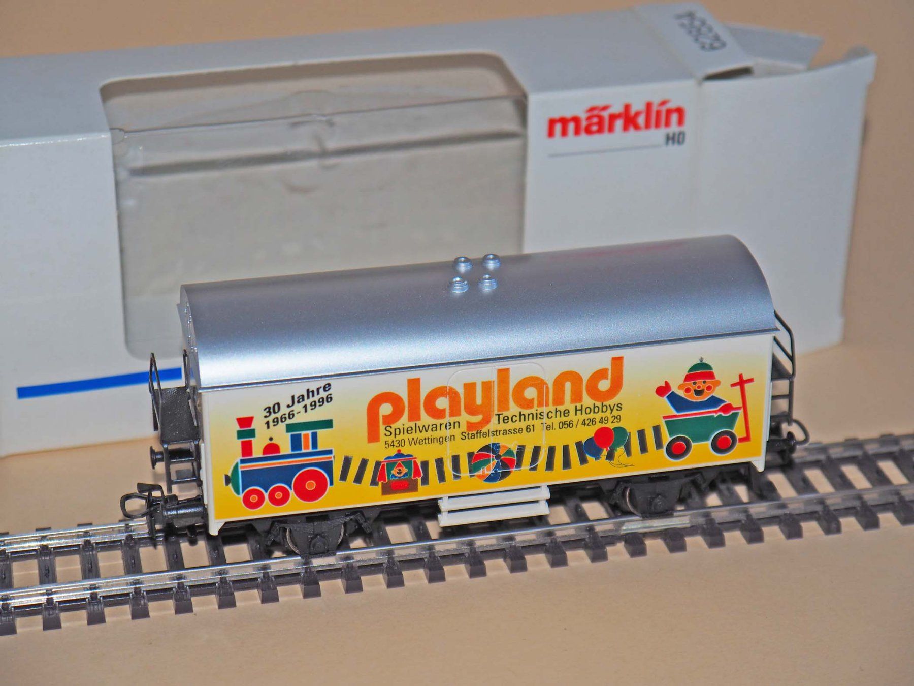 Märklin Modelleisenbahnen: Märklin Kühlwagen "playland" – Neu (gemäss Beschreibung) aus Riazzino von bertowe