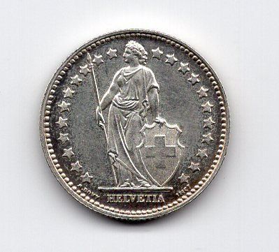 Tutti le monete: (2582) CH, 1 Franken 1939, Prooflike, stgl – Usato da Rüthi (Rheintal) venduto da erdnuessli1 1