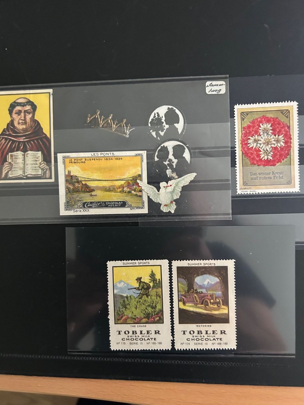 Tutti i francobolli: Vignetten Cailler, Chocolat Tobler – Usato da Seuzach venduto da Parasolmountain