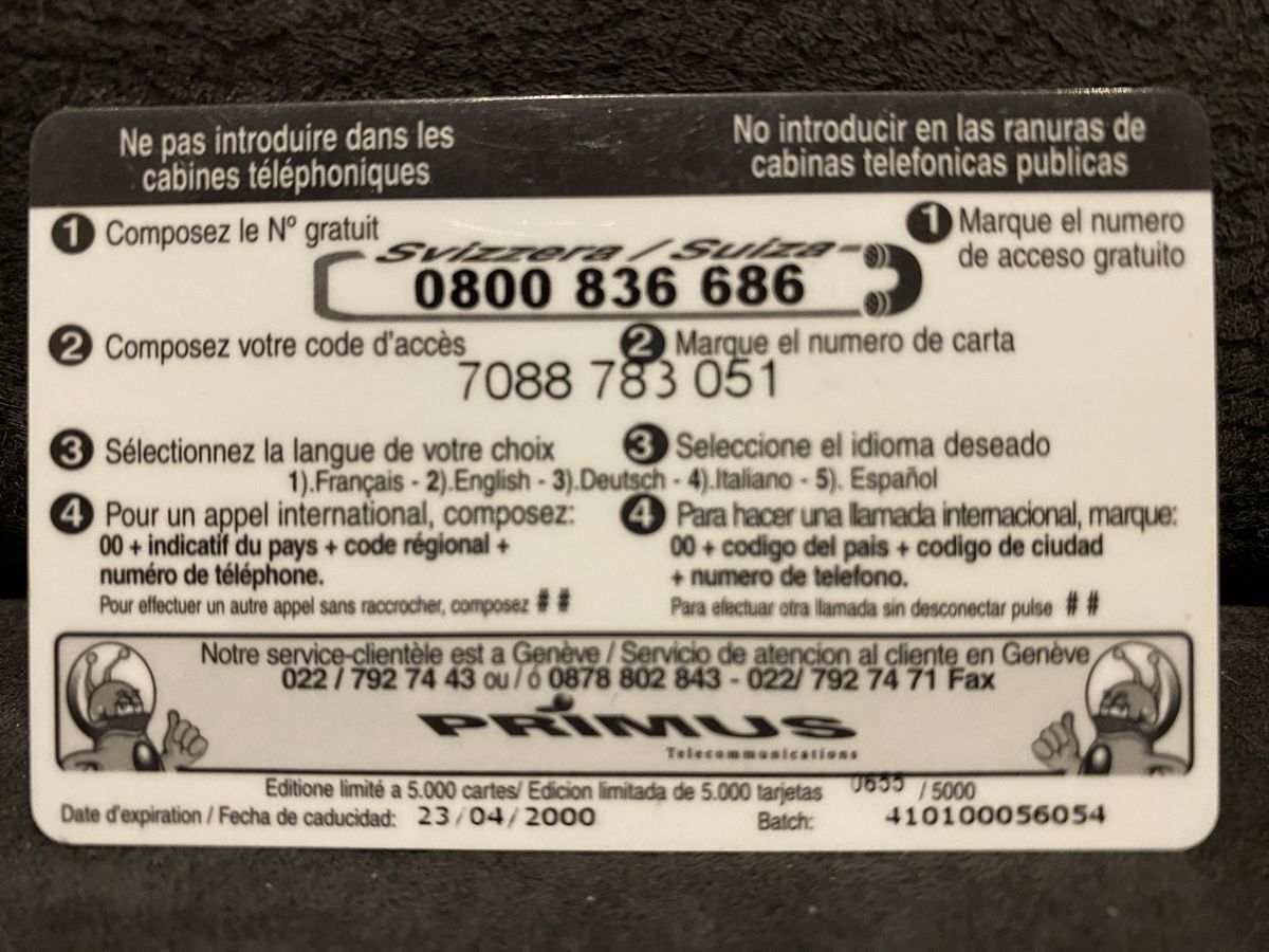 Telefon- & Taxkarten: Carte – Gebraucht aus Lausanne von babacard10 1