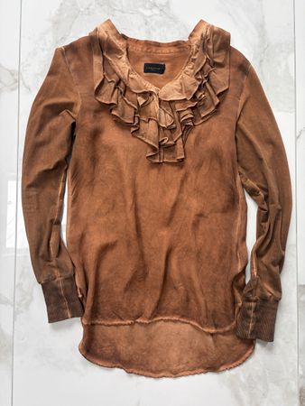 Romantische Seidenbluse Liebeskind Gr. S