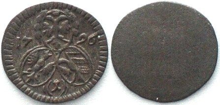 Toutes les monnaies: NÜRNBERG Einseitiger Pfennig 1796 Billon – D'occasion à Riehen par sesambestcoins2004