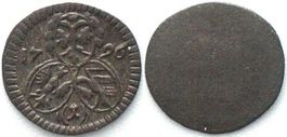 NÜRNBERG Einseitiger Pfennig 1796 Billon