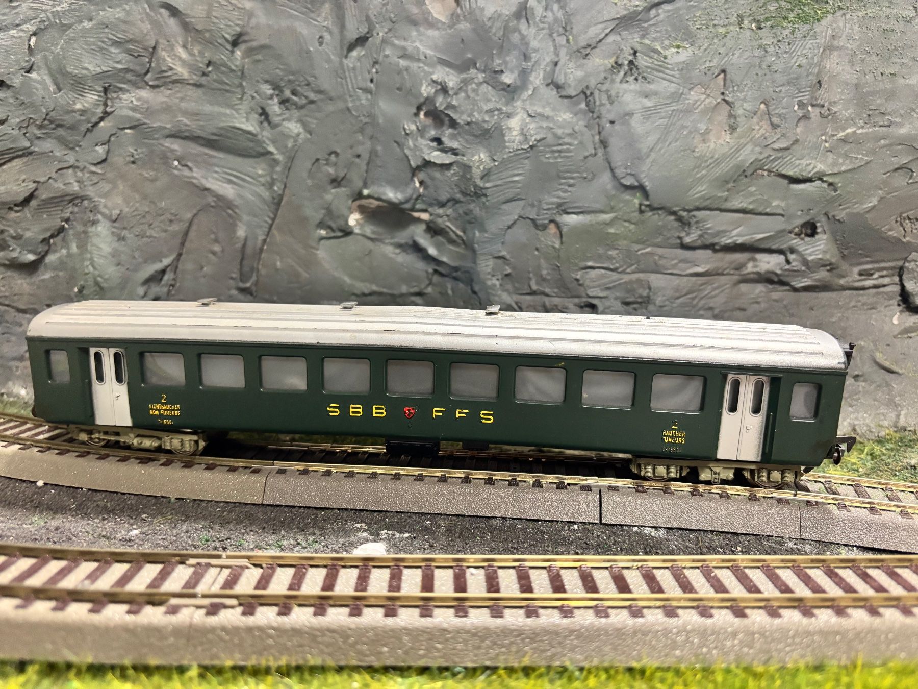 Fleischmann Modellini di ferrovie: Fleischmann SBB Personenwagen – Usato da Grenchen venduto da Agodi 1