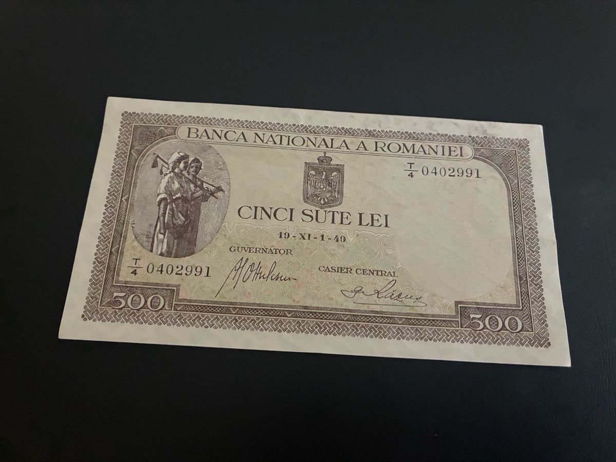 Banconote: 500 lei 1940 – Usato da Dällikon venduto da Woldbanknoten