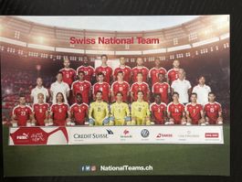 Schweizer Nati Autogrammkarte - Top Zustand - Rarität!