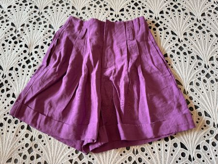 Lila Sommer-Shorts Hose Mädchen Gr 158/164