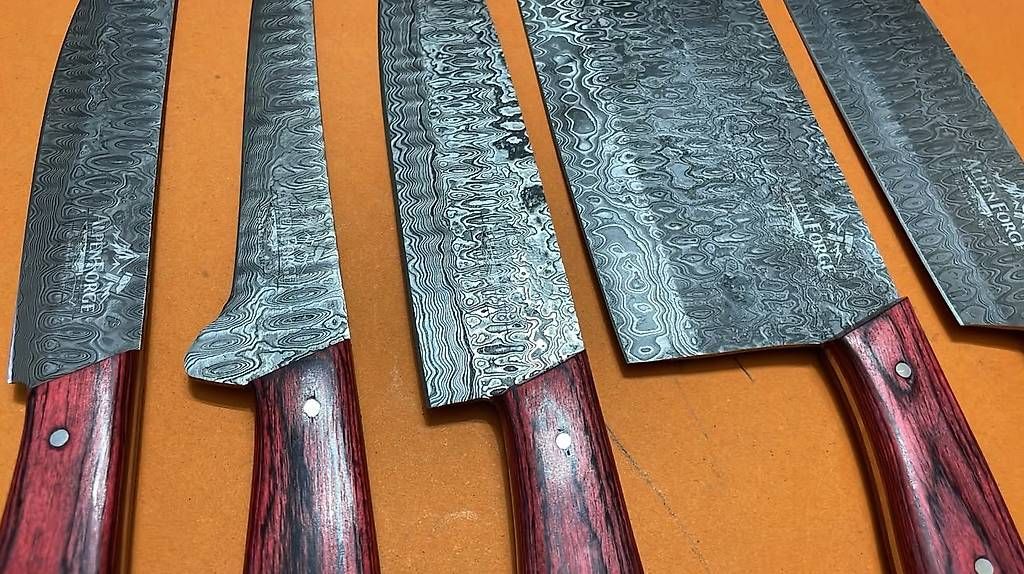 Coltelli da cucina: AlpenForge (Red) Premium Chef's Knife Sets – Nuovo e nell'imballaggio originale da Genève venduto da AlpenForge 3