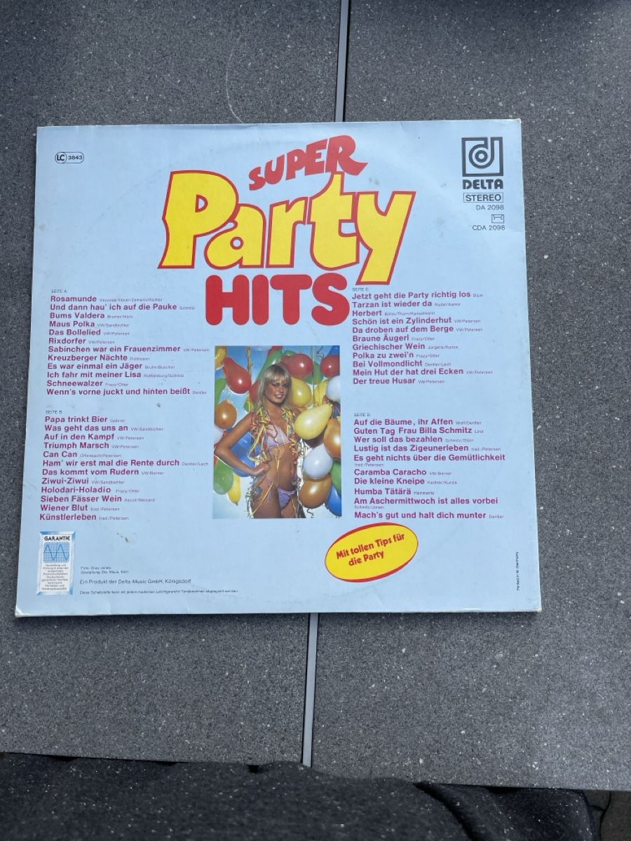 Dischi in vinile: Schallplatte Party Hits – Usato da Sempach venduto da Nimsaj5 1