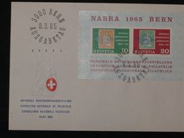 W43 NABRA  Bern 1965 FDC 08.03.65
