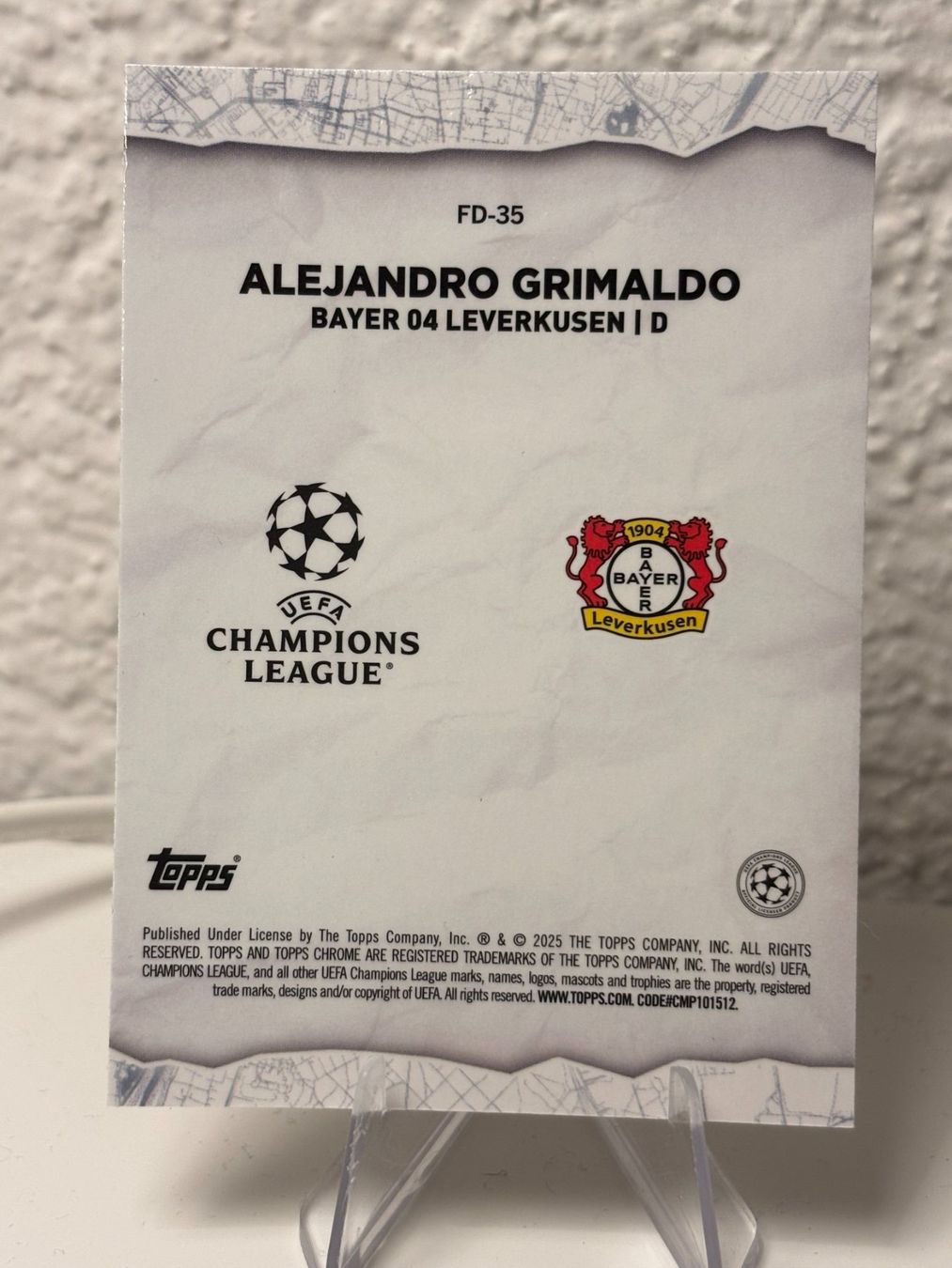 Topps Carte collezionabili: Alejandro Grimaldo Final Destination 2024-25 Topps Chrome – Nuovo (secondo la descrizione) da Aarberg venduto da gocardz.shop 1