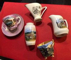 5 Stück Souvenir-Artikel mit Motiven aus dem Tessin