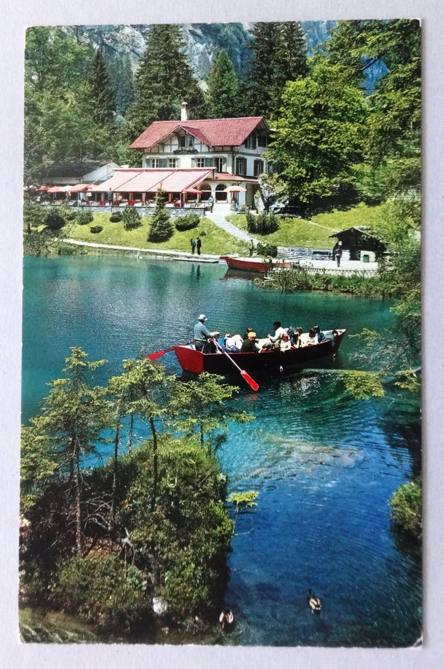 Cartoline postali: Blausee - Lac Bleu, 900 m, B.O. – Usato da Fétigny venduto da Billy2miny