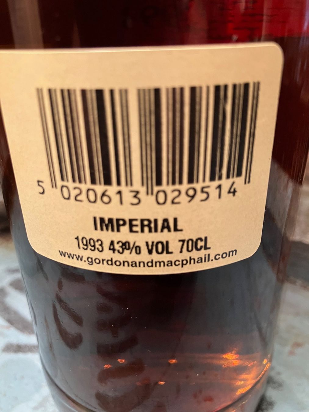 Bevande alcoliche: Imperial 1993 Gordon & MacPhail 18 Years – Nuovo e nell'imballaggio originale da Aarwangen venduto da concorde58 3