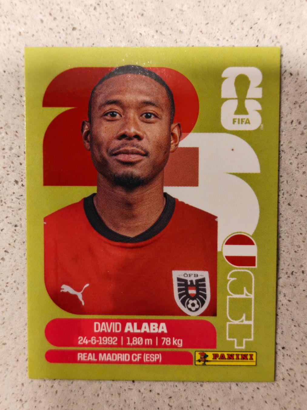 Panini Carte collezionabili: Panini Sticker WM 2026: David Alaba AUT 4 – Nuovo (secondo la descrizione) da Zofingen venduto da Mak2