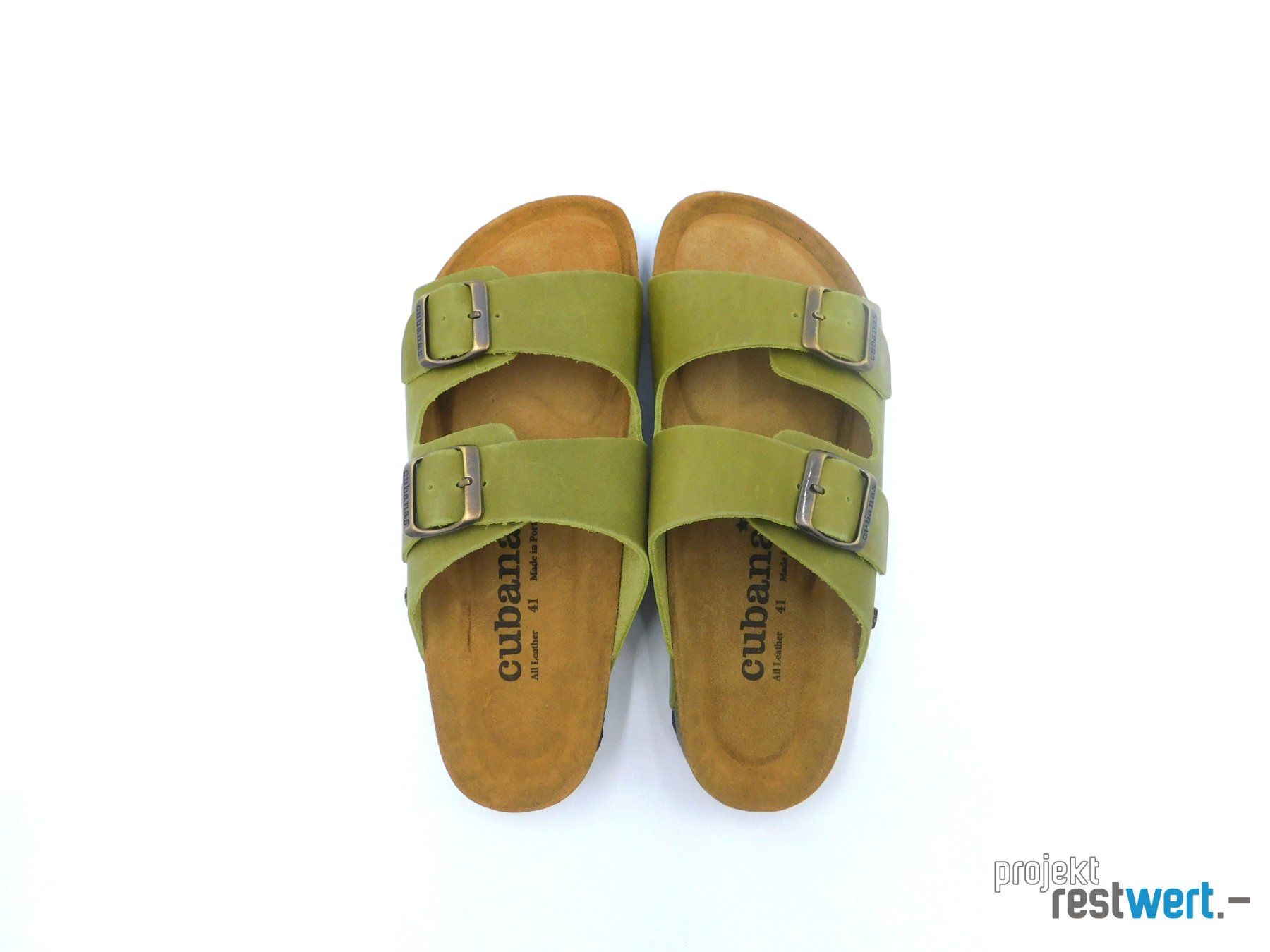 Scarpe da uomo: Sandalen grün Gr. 41 von CUBANAS – Nuovo (secondo la descrizione) da Bülach venduto da restwert_buelach 1