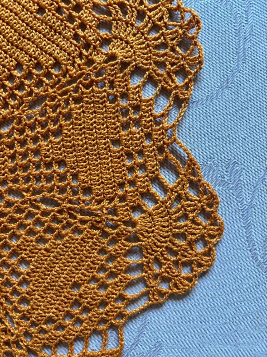Tutte le decorazioni: Rundes Häkeldeckchen ca 40cm / gelborange – Nuovo (secondo la descrizione) da Schaffhausen venduto da Espressoo7 1