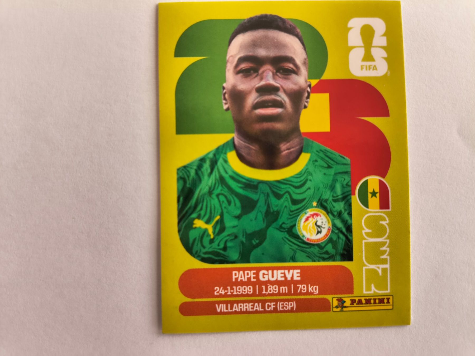 Panini Carte collezionabili: W Cup 2026 Sénégal N°11 Gueye – Nuovo (secondo la descrizione) da Fontainemelon venduto da cathare67