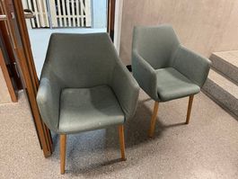 Modernes Set: 2 Designerstühle + Sitzbank – skandinavischer 