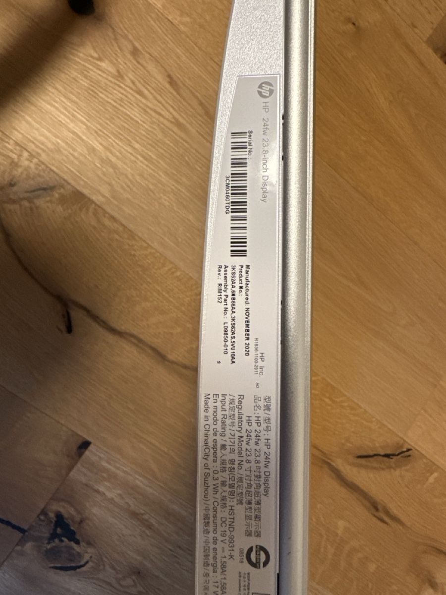 Ecrans: HP 24fw 23.8-Zoll Display gebraucht – D'occasion à Buckten par Moto27 1