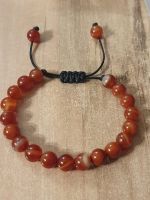 Armband aus Natürliche Rot Karneol-Achat Steinen 8 mm