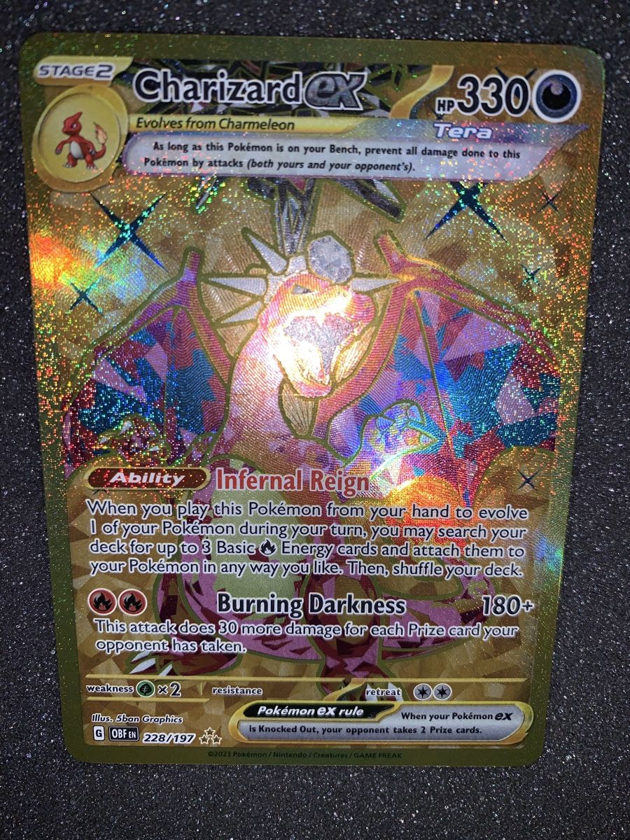 Pokémon Sammelbilder & Trading cards: Charizard EX Gold 228/197 – Gebraucht aus Bironico von ars_z6lb 5
