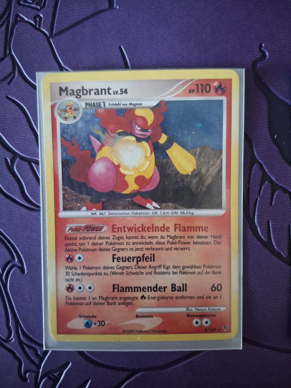 Pokémon Carte collezionabili: Magbrant lv 54 Holo + reverse Holo – Usato da Münsingen venduto da ama_9cdk 3