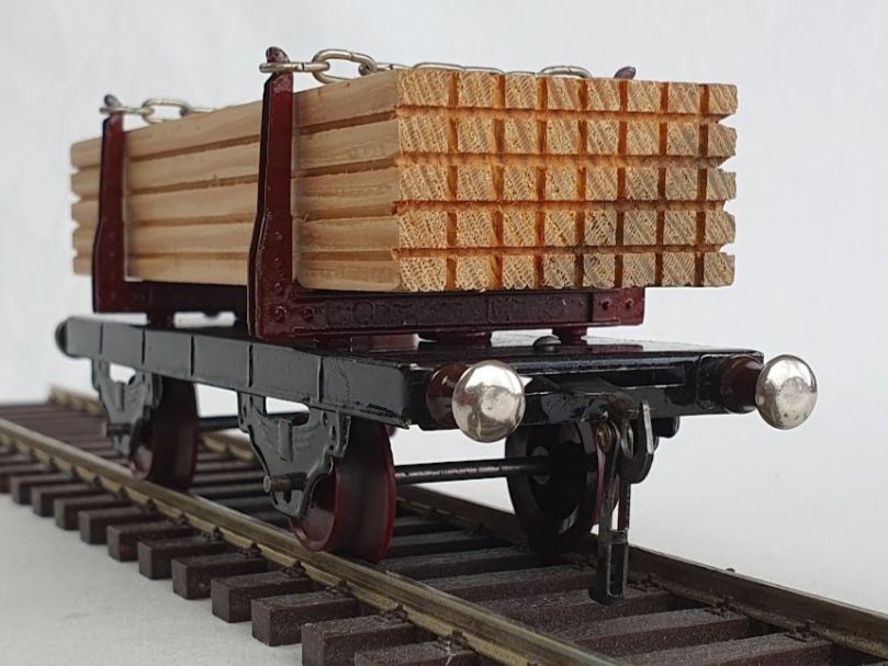 Fleischmann Modellini di ferrovie: Fleischmann GFN 453 DRG Holzwagen, Spur 0 – Usato da Seon venduto da voAllBah 4