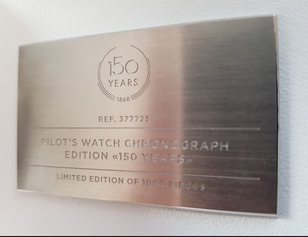 IWC Orologi: IWC PILOT 150TH ANNIVERSARY – Nuovo e nell'imballaggio originale da Calpiogna venduto da Nerowolf 2