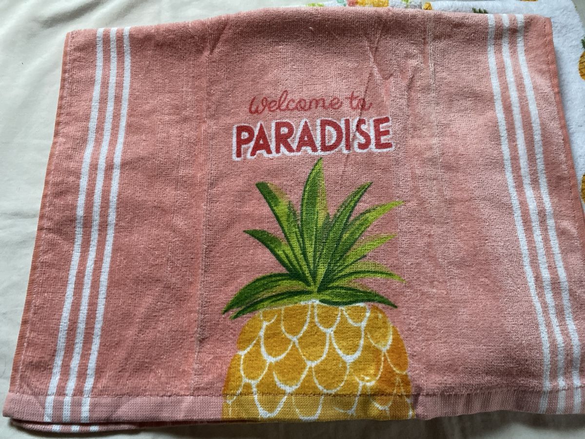 Küchentücher: 3x Summer kitchen Towels, Pineapple theme Design – Neu und originalverpackt aus Buttikon SZ von Maxwelltime 1