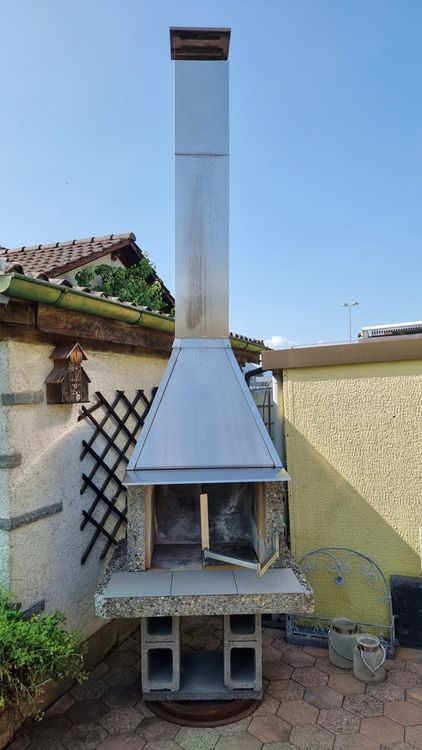 Gartengrill / Cheminee mit extra hohen Kamin Kaufen auf Ricardo