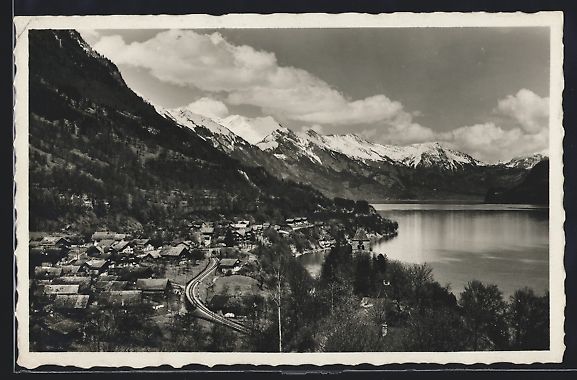 Ansichtskarten: Ringgenberg am Brienzersee, Totalansicht – Gebraucht aus Berlin von bartko-reher