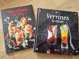 2 livres de recettes Verrines