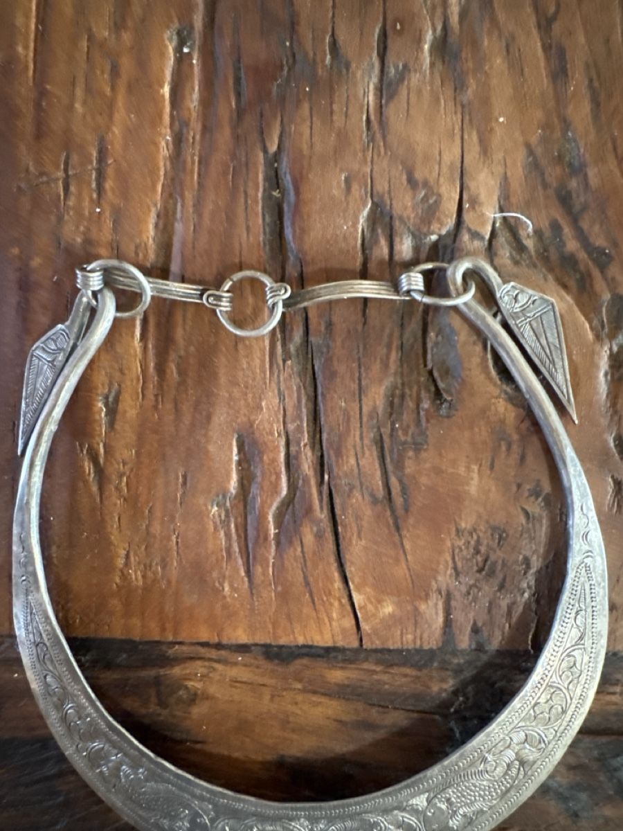 Catenine: Antike zeremonielle Halskette Silber Legierung – Usato da Basel venduto da Joshy03 5