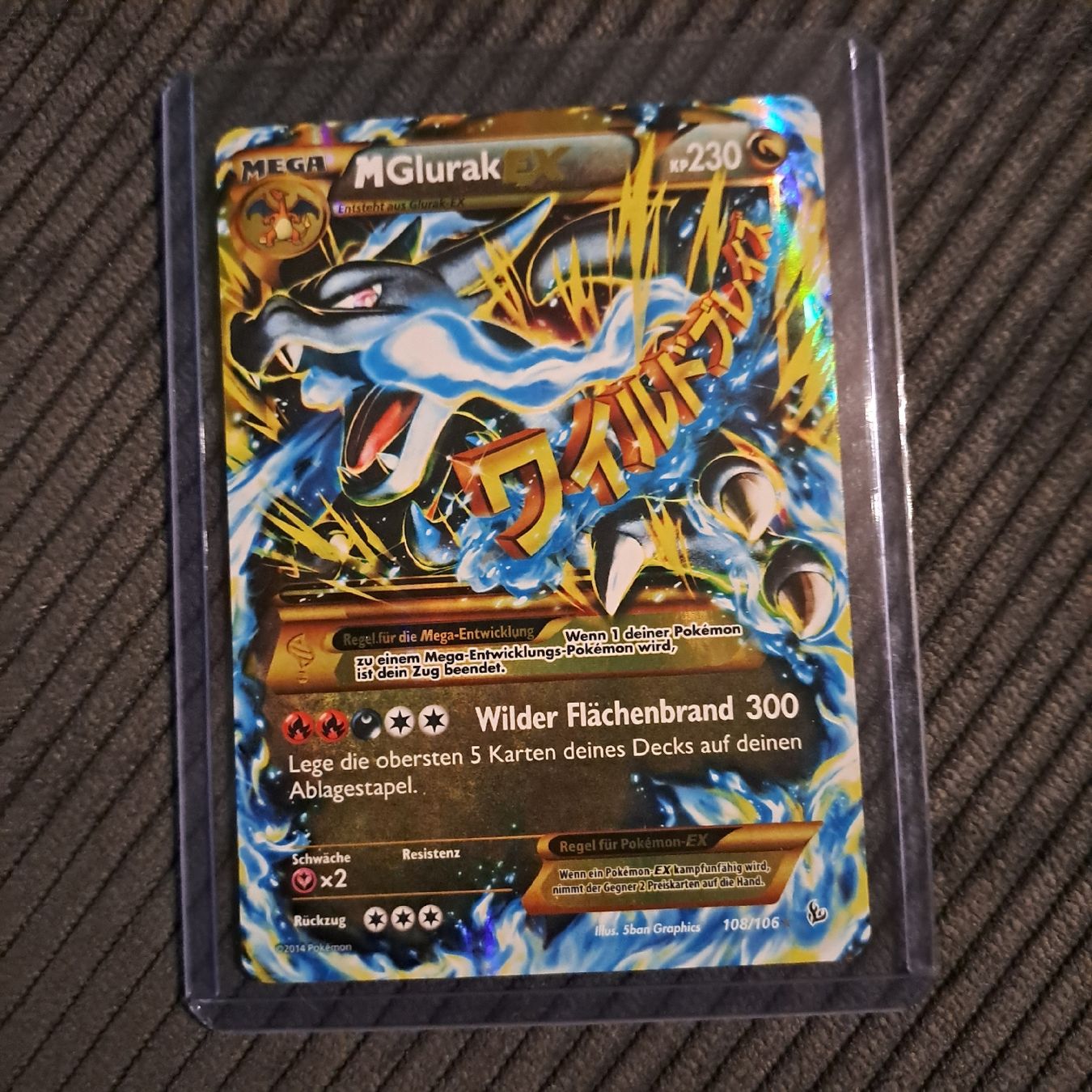 Pokémon Cartes à collectionner: M Glurak EX Flashfire (FLF 108/106) – D'occasion à Düdingen par Ruge91