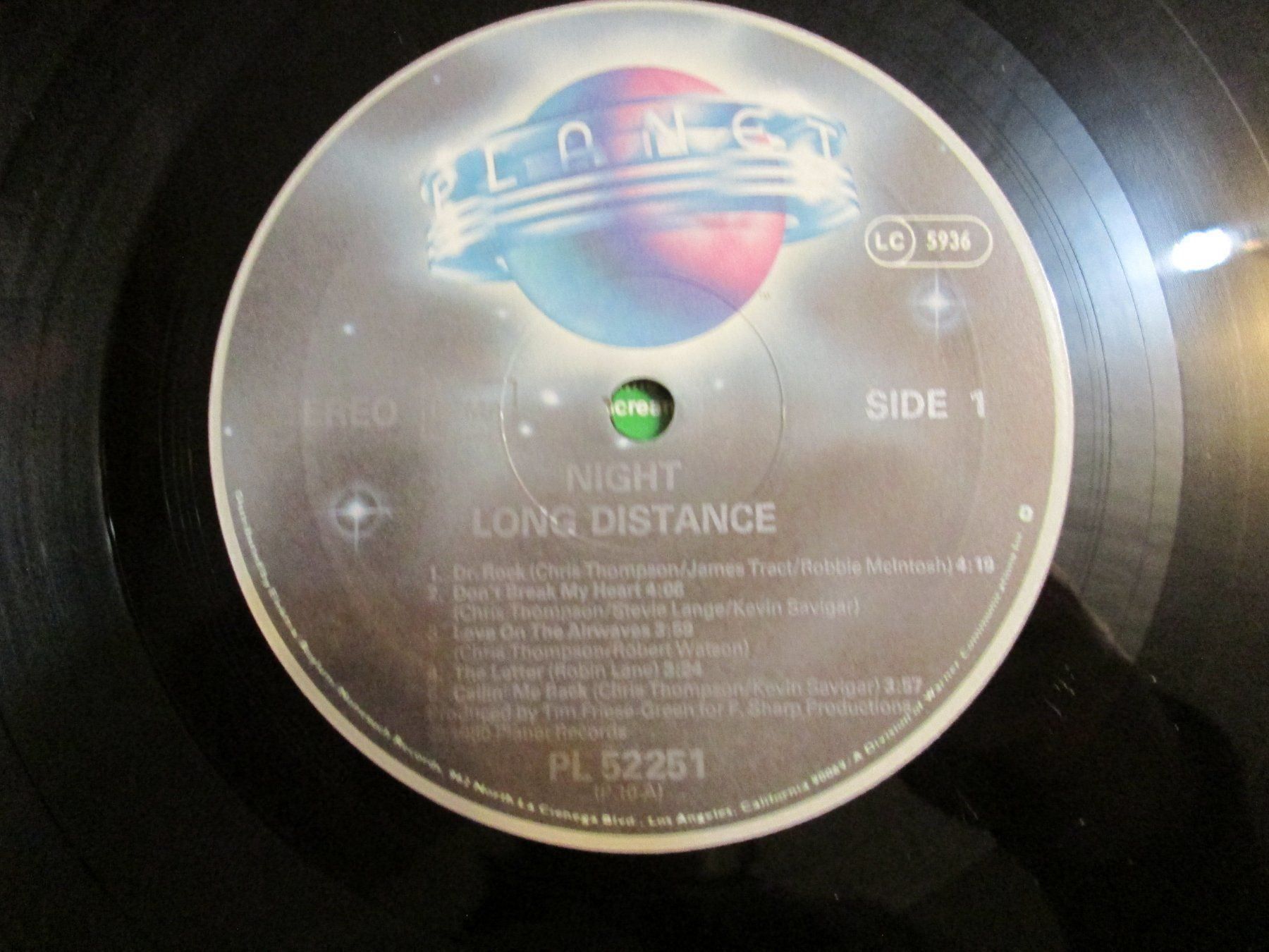 Dischi in vinile: Vinyle - Long Distance Night - Groupe Night – Usato da la Chaux-de-Fonds venduto da Lampe 1