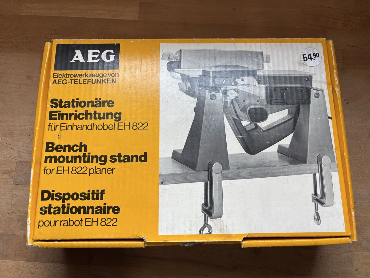 AEG Alle Werkzeuge: Stationäre Einrichtung Einhandhobel – Gebraucht aus Falera von sewwa2012