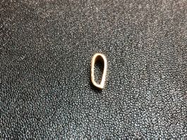 Öse aus 18 Karat Gelbgold Au 750