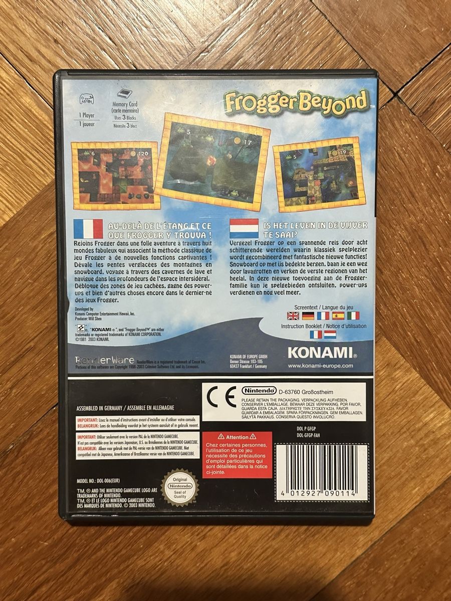 Nintendo Giochi: Frogger beyond FAH - gamecube  – Usato da Aigle venduto da jonas1870 1