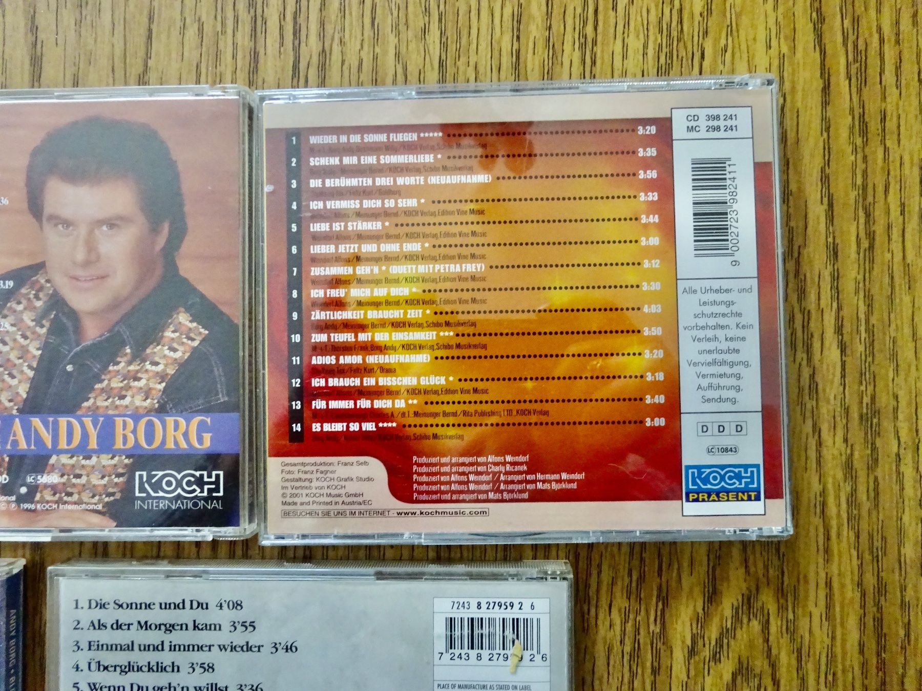 CD: 5 Musik CD`s ANDY BORG ! – Nuovo (secondo la descrizione) da Kaltbrunn venduto da Wigwam7 5