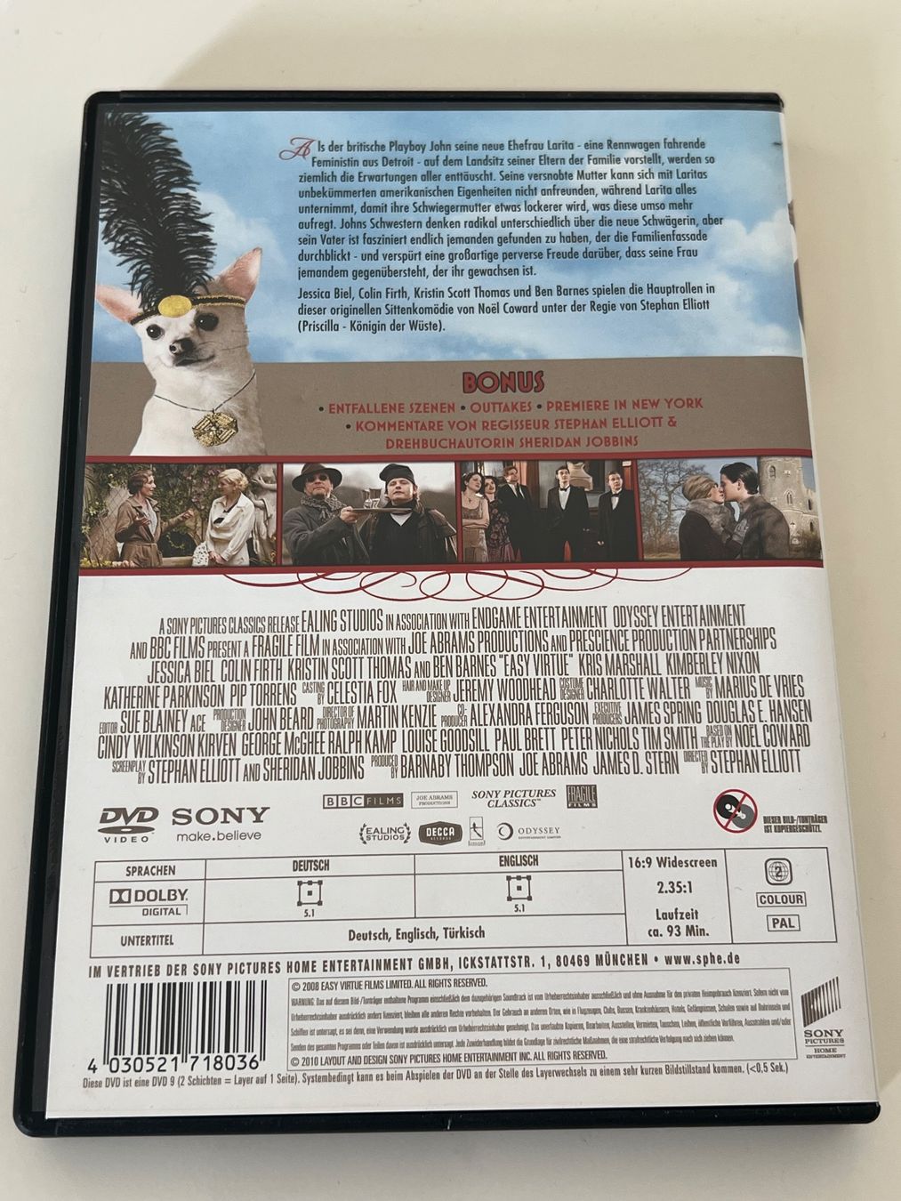 Tutti i DVDs: DVD - Eine unmoralische Ehefrau – Usato da Altstätten SG venduto da sheamus 1