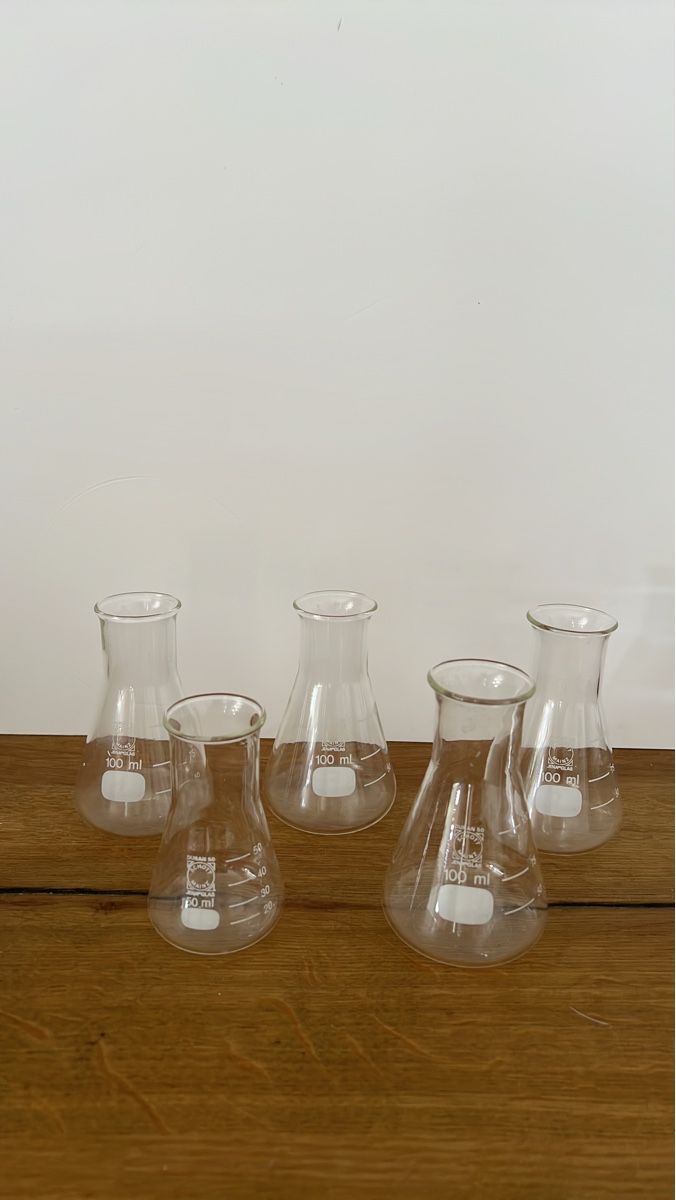 Verres: Erlenmeyer Kolben Messgläser Labor 5stk.  – Neuf (Voir description) à Altdorf UR par JanAil