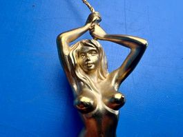 Plumb Barbara Senkblei Bronce vergoldet 22 cm