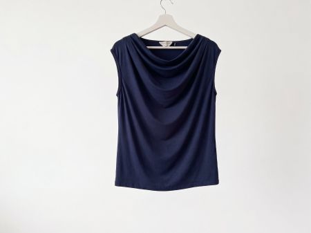 Rosemunde Rundhalsbluse Oberteil Bluse gerafft Gr.M