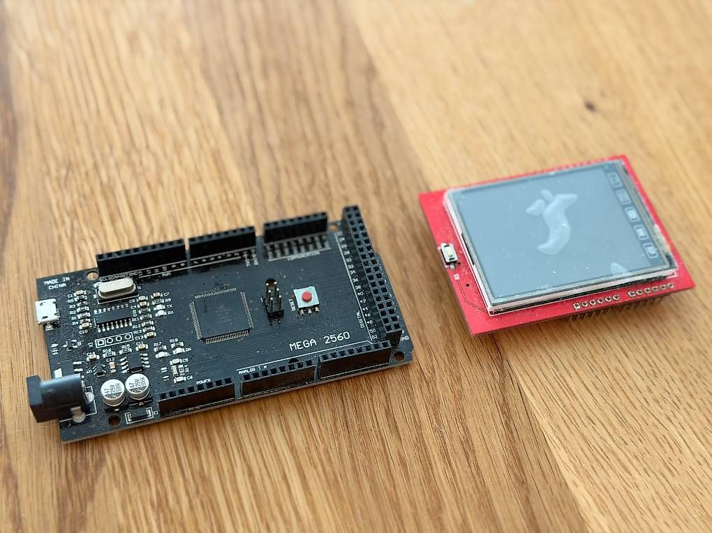 Monitor: ATMEGA 2560 inkl. LCD Touch Display 2.4 zoll – Usato da Wil SG venduto da JoRaHa