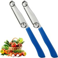 2x Küchenmesser Gemüseschneider Scheiben Pilze Gurke schnell