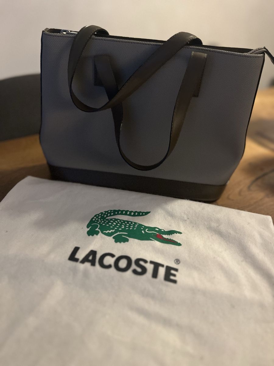Lacoste Taschen für Damen: Lacoste Handtasche grau neuwertig – Neu (gemäss Beschreibung) aus Igis von nonni09 1
