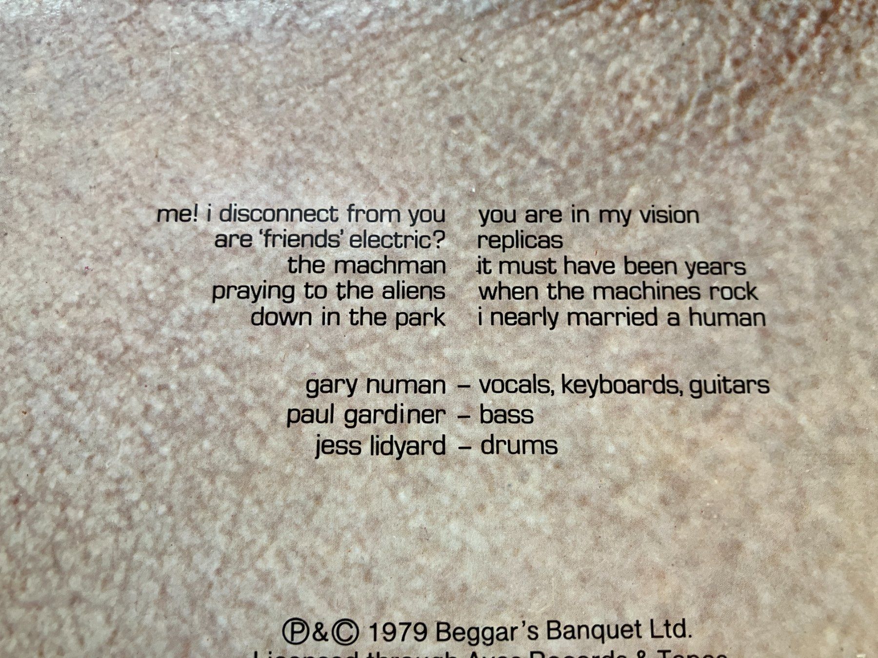 Schallplatten: Gary Numan – Gebraucht aus Aarwangen von Jukebox3 3